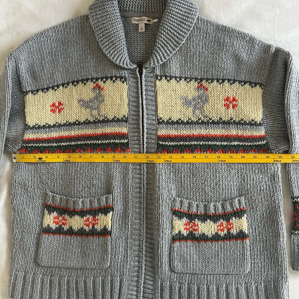 Toad&Co women’s wool zip sweater - Picture 7 of 8